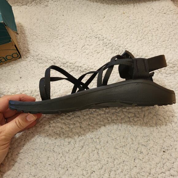 NEW Chaco Women's Zcloud X Sandal, Solid Black SIZE 9 - Picture 4 of 6